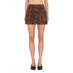 NEW AMANDA UPRICHARD miles skort in brown black